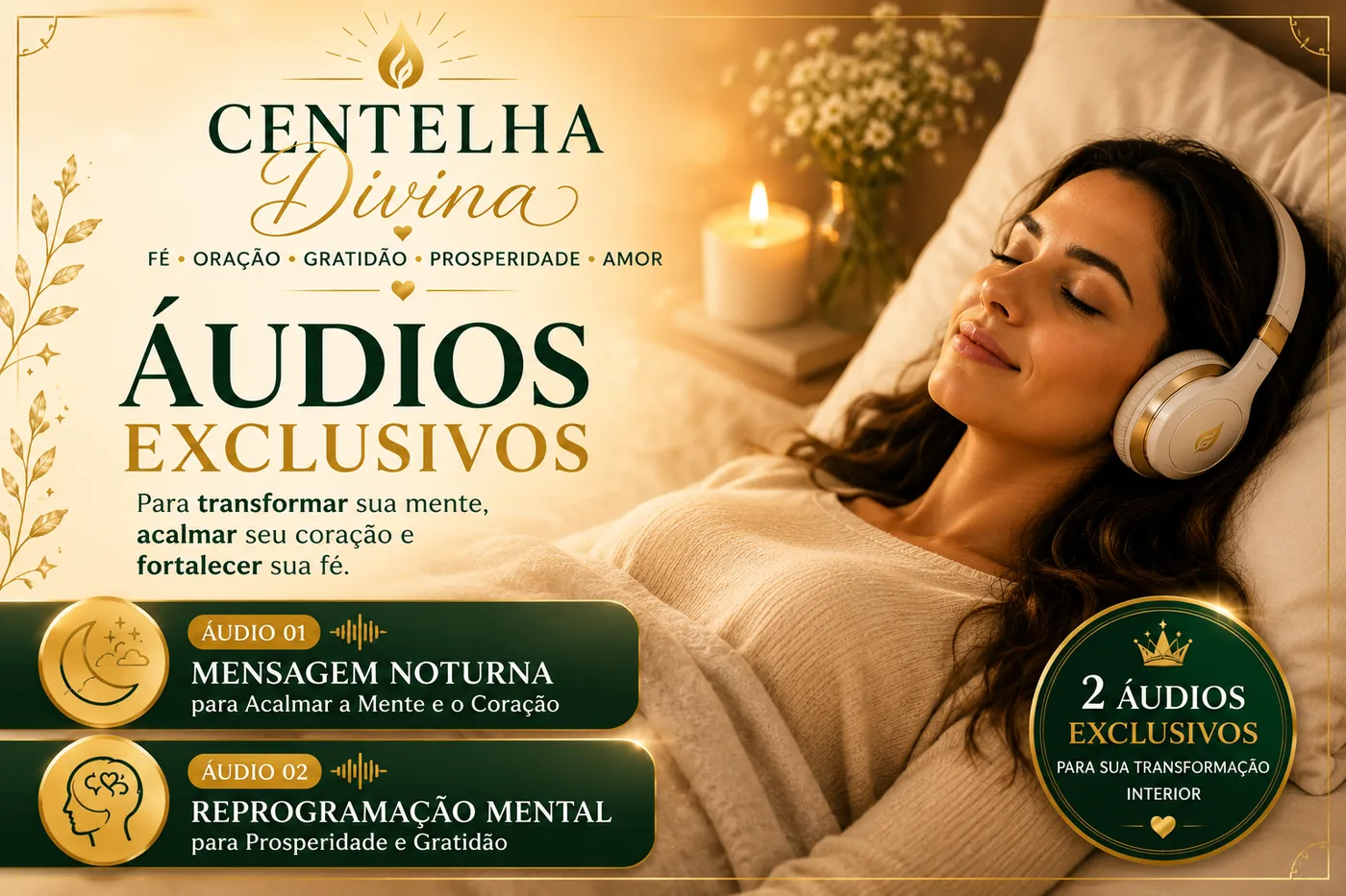 Dois áudios exclusivos Centelha Divina